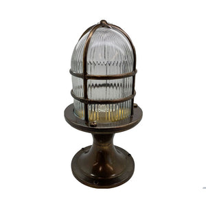 Navigator Large Post Light in Antique Brass 09082