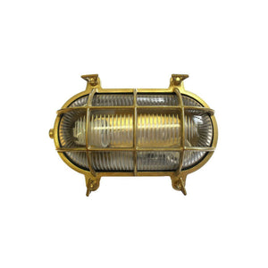 Navigator Large Standard Bulkhead in Raw Brass 05844