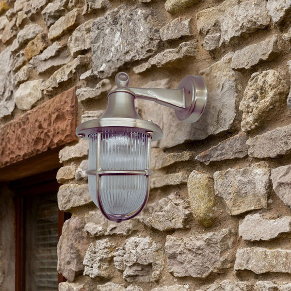 Navigator Outdoor Wall Lantern in Satin Nickel 05961