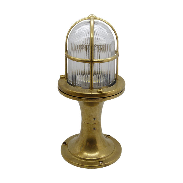 Navigator Small Post Light in Raw Brass 05845