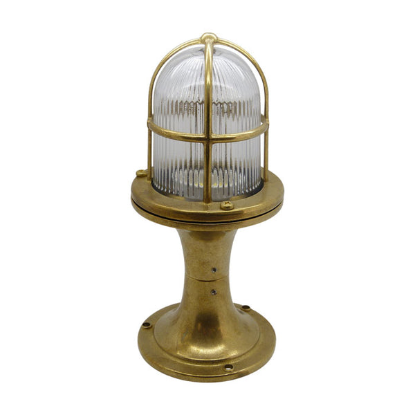 Navigator Small Post Light in Raw Brass 05845