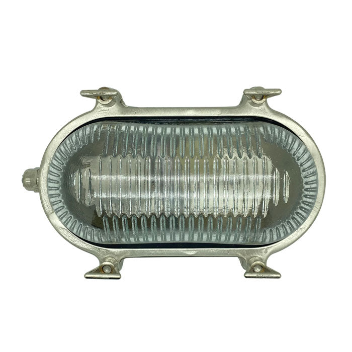 Navigator Small Standard Bulkhead Plain in Satin Nickel 09107