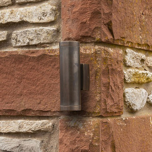 Navigator Up & Down Wall Light in Antique Brass 09081