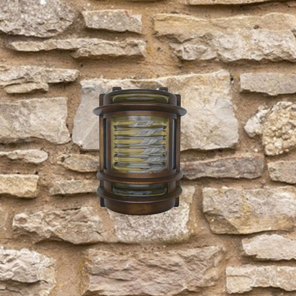 Navigator Wall Light in Antique Brass 09005