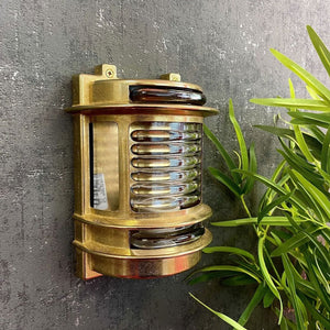 Navigator Wall Light in Raw Brass 09017