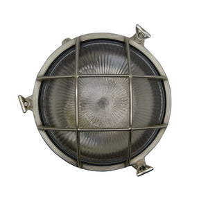 Navigator Large Porthole Bulkhead in Satin Nickel 09021