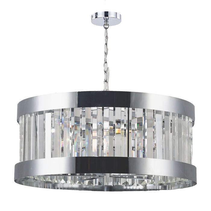 Magnalux Pandora 5 Light Crystal Pendant in Polished Chrome PAN05CH