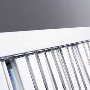 Magnalux Pandora 5-Light Long Crystal Bar Pendant Satin Chrome PAN05SCB