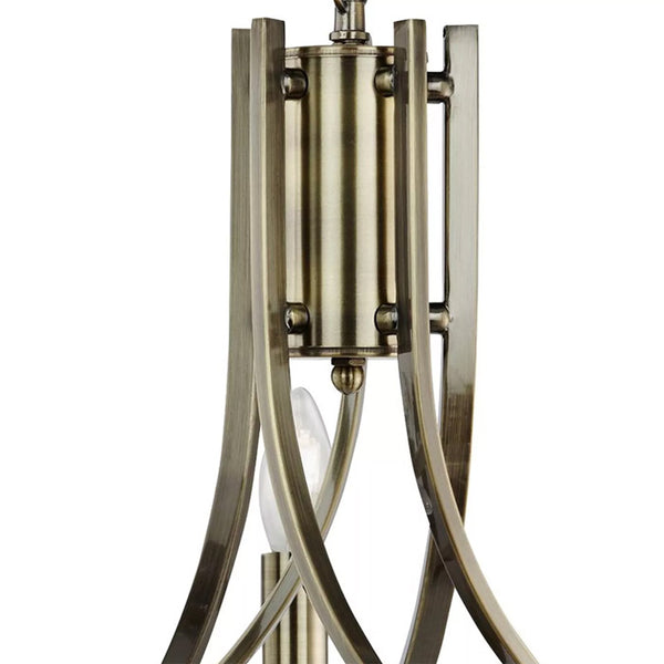 Searchlight Ascona 5-Light Ceiling Fitting Antique Brass 4165-5AB