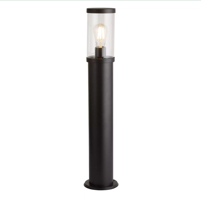 Searchlight Bakerloo Outdoor Post - Black Metal & Polycarbonate 8631-730
