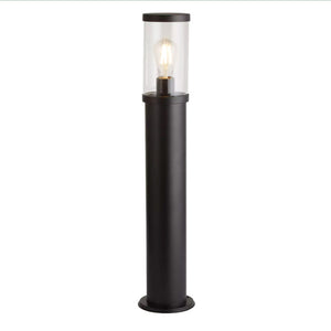 Searchlight Bakerloo Outdoor Post - Black Metal & Polycarbonate 8631-730
