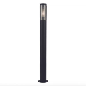 Searchlight Batton Outdoor Post - Black Metal & Smoked Polycarbonate 93901-900BK