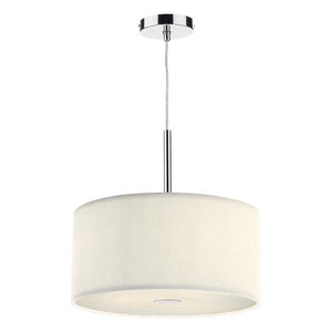 Dar Zaragoza 3 Light Pendant Cream 40cm ZAR1033
