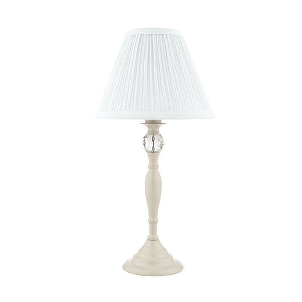 Laura Ashley Ellis Table Lamp Cream With Ivory Shade LA3567334-Q