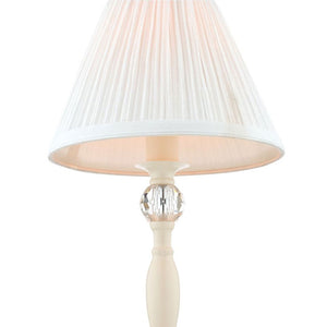 Laura Ashley Ellis Table Lamp Cream With Ivory Shade LA3567334-Q