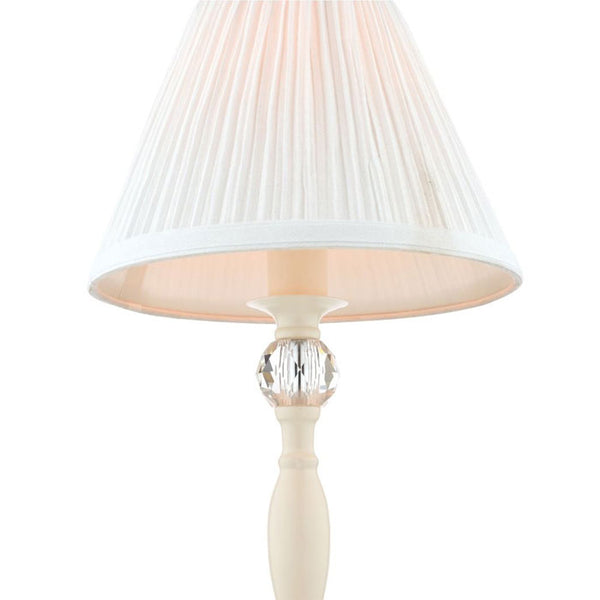 Laura Ashley Ellis Table Lamp Cream With Ivory Shade LA3567334-Q