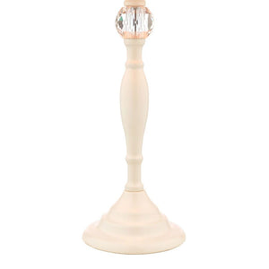 Laura Ashley Ellis Table Lamp Cream With Ivory Shade LA3567334-Q