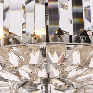 Laura Ashley Fernhurst 3-Light Semi Flush Polished Chrome Glass LA3621343-Q