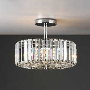 Laura Ashley Fernhurst 3-Light Semi Flush Polished Chrome Glass LA3621343-Q