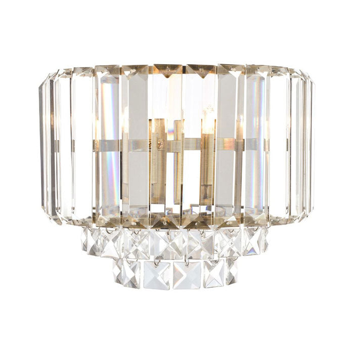 Laura Ashley Vienna Wall Light Antique Brass Crystal LA3727747-Q