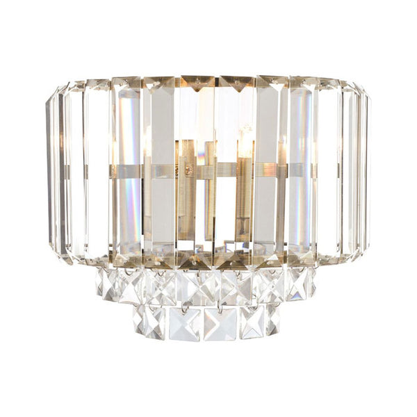 Laura Ashley Vienna Wall Light Antique Brass Crystal LA3727747-Q