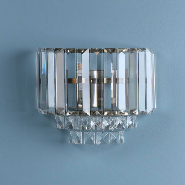 Laura Ashley Vienna Wall Light Antique Brass Crystal LA3727747-Q