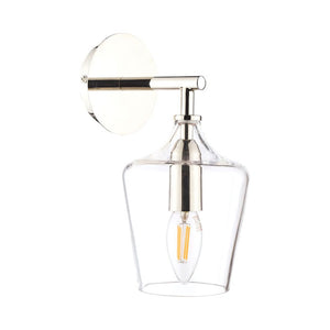 Laura Ashley Ockley Wall Light Polished Chrome & Glass LA3727863-Q