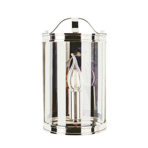 Laura Ashley Harrington Wall Light Polished Nickel Glass LA3732114-Q