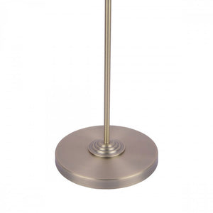 Laura Ashley Sorrento 3 Light Floor Lamp Matt Antique Brass & Blue Shade LA3756235-Q