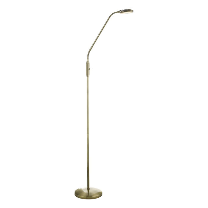 Antique Brass LED Floor Lamp