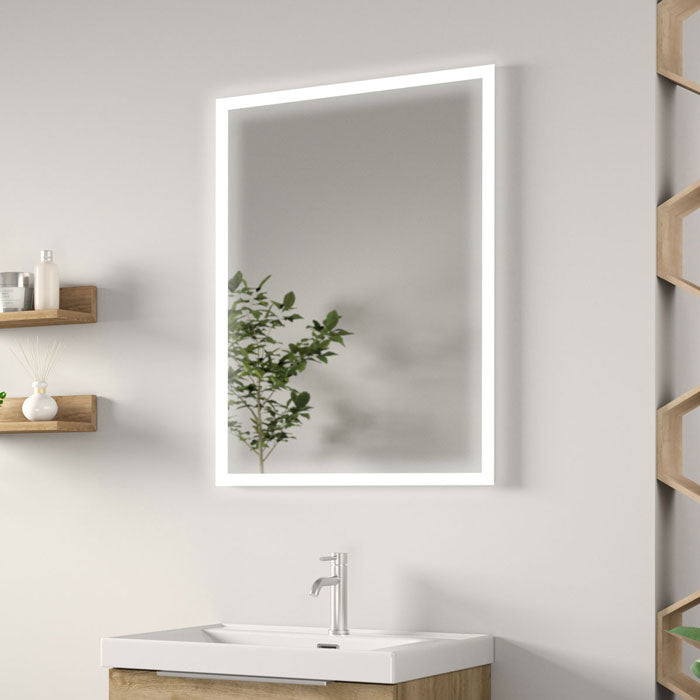 Portrait or Landscape LED Illuminated Bathroom Mirror