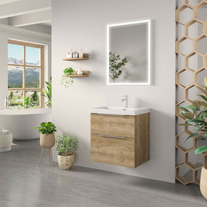 Portrait or Landscape LED Illuminated Bathroom Mirror