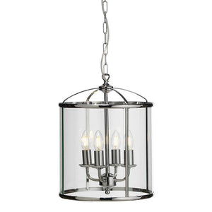 Fern Chrome 4 Light Lantern  351/4CH by Oaks Lighting