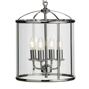Fern Chrome 4 Light Lantern  351/4CH by Oaks Lighting