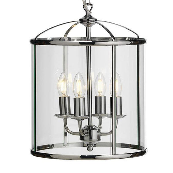 Fern Chrome 4 Light Lantern  351/4CH by Oaks Lighting