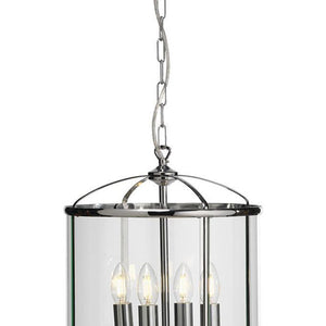 Fern Chrome 4 Light Lantern  351/4CH by Oaks Lighting