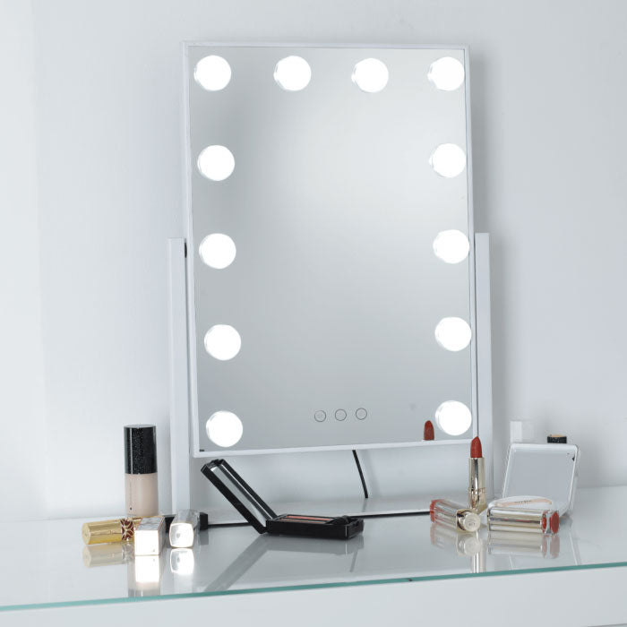 Hollywood Portrait Mirror - 12 Bulbs