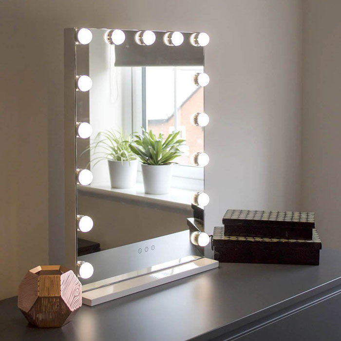Hollywood Portrait Mirror - 15 Bulbs