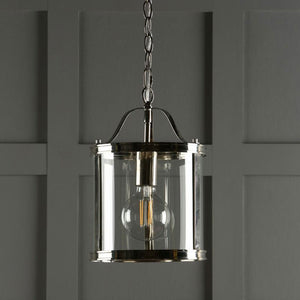 Laura Ashley Harrington Single Pendant in Polished Nickel LA3742247-Q