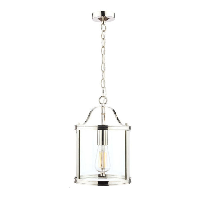 Laura Ashley Harrington Single Pendant in Polished Nickel LA3742247-Q