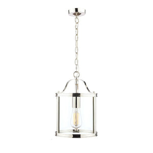 Laura Ashley Harrington Single Pendant in Polished Nickel LA3742247-Q