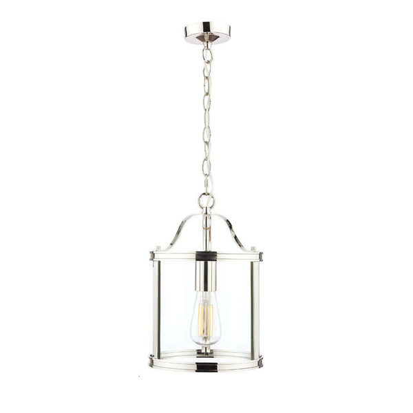 Laura Ashley Harrington Single Pendant in Polished Nickel LA3742247-Q