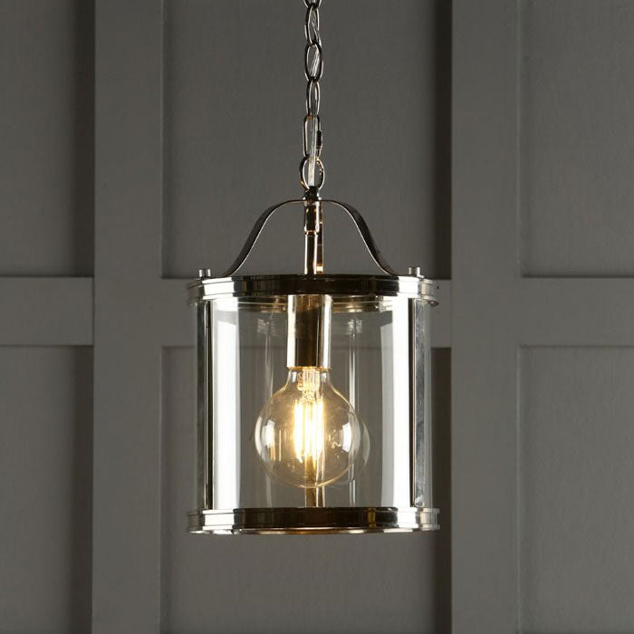 Laura Ashley Harrington Single Pendant in Polished Nickel LA3742247-Q