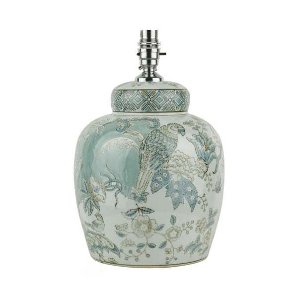 Laura Ashley Elizabeth Ceramic Table Lamp Base Only with Bird Print Design