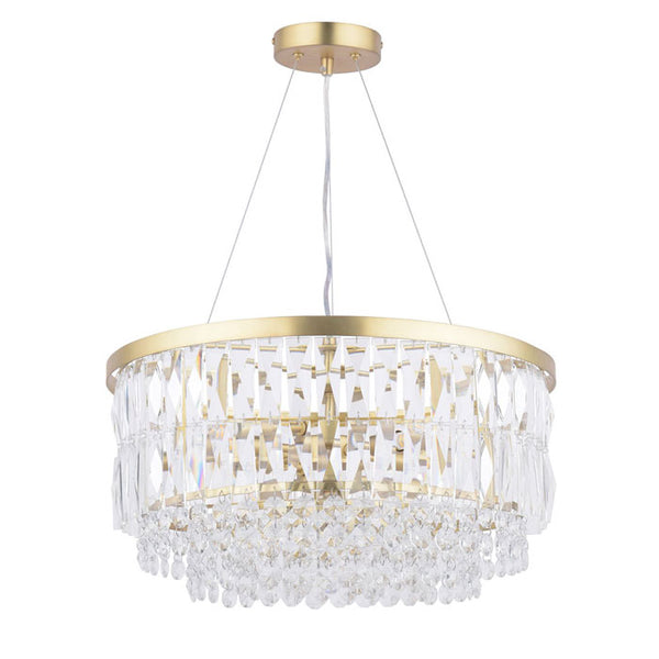 Laura Ashley Rhosill Grand 4 Light Pendant Matt Antique Brass LA3756207-Q