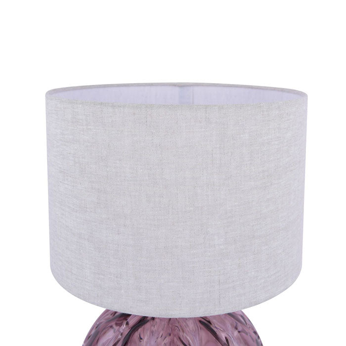 Laura Ashley Elderdale Pink Table Lamp complete with Shade LA3756224-Q