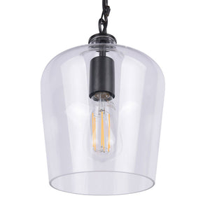 Laura Ashley Ockley Bottle Ceiling Pendant Light In Matt Black Finish LA3756227-Q