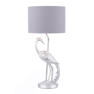 Laura Ashley Tregaron Table Lamp Silver LA3756326-Q