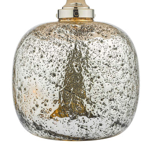 Lava Effect Table Lamp with Natural Linen Shade