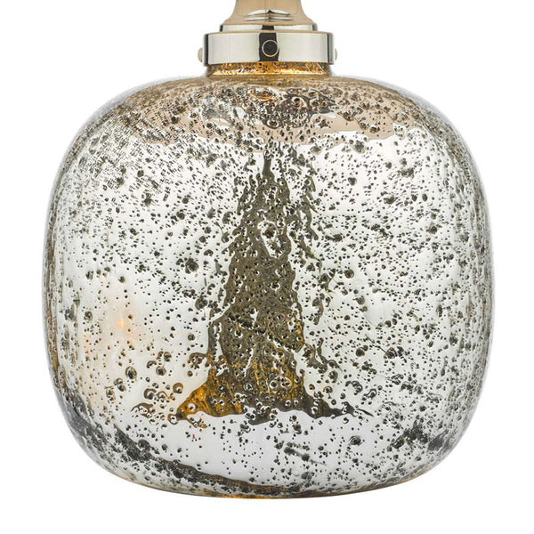 Lava Effect Table Lamp with Natural Linen Shade